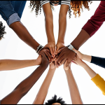 **

"A diverse group brainstorming innovative ideas, emphasizing collaboration and embracing new perspectives. Upward trajectory, symbolizing progress and forward-thinking."

**