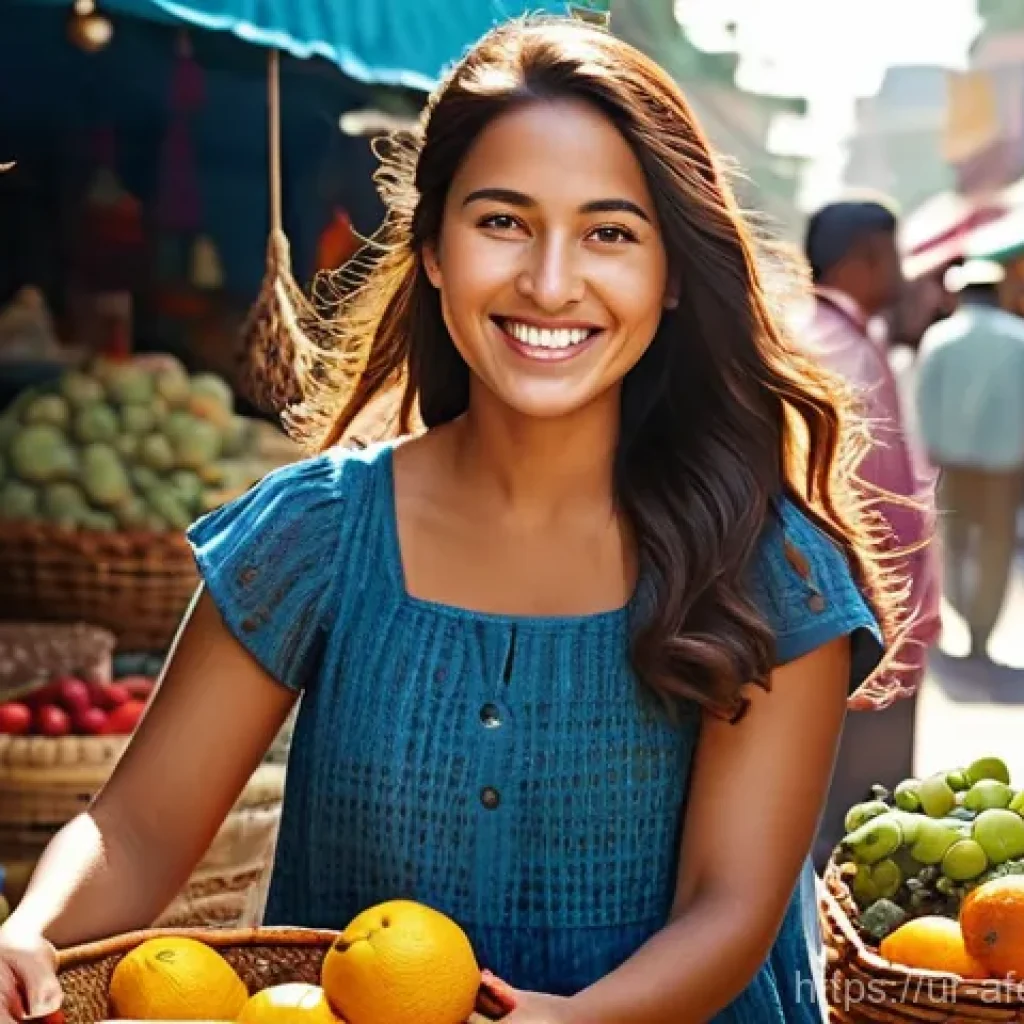 공동체 형성을 위한 협력 네트워크 - **Prompt 1:** A vibrant, sun-drenched outdoor market scene in a bustling city, filled with people of...