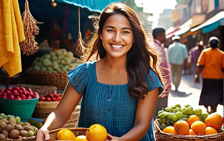 공동체 형성을 위한 협력 네트워크 - **Prompt 1:** A vibrant, sun-drenched outdoor market scene in a bustling city, filled with people of...