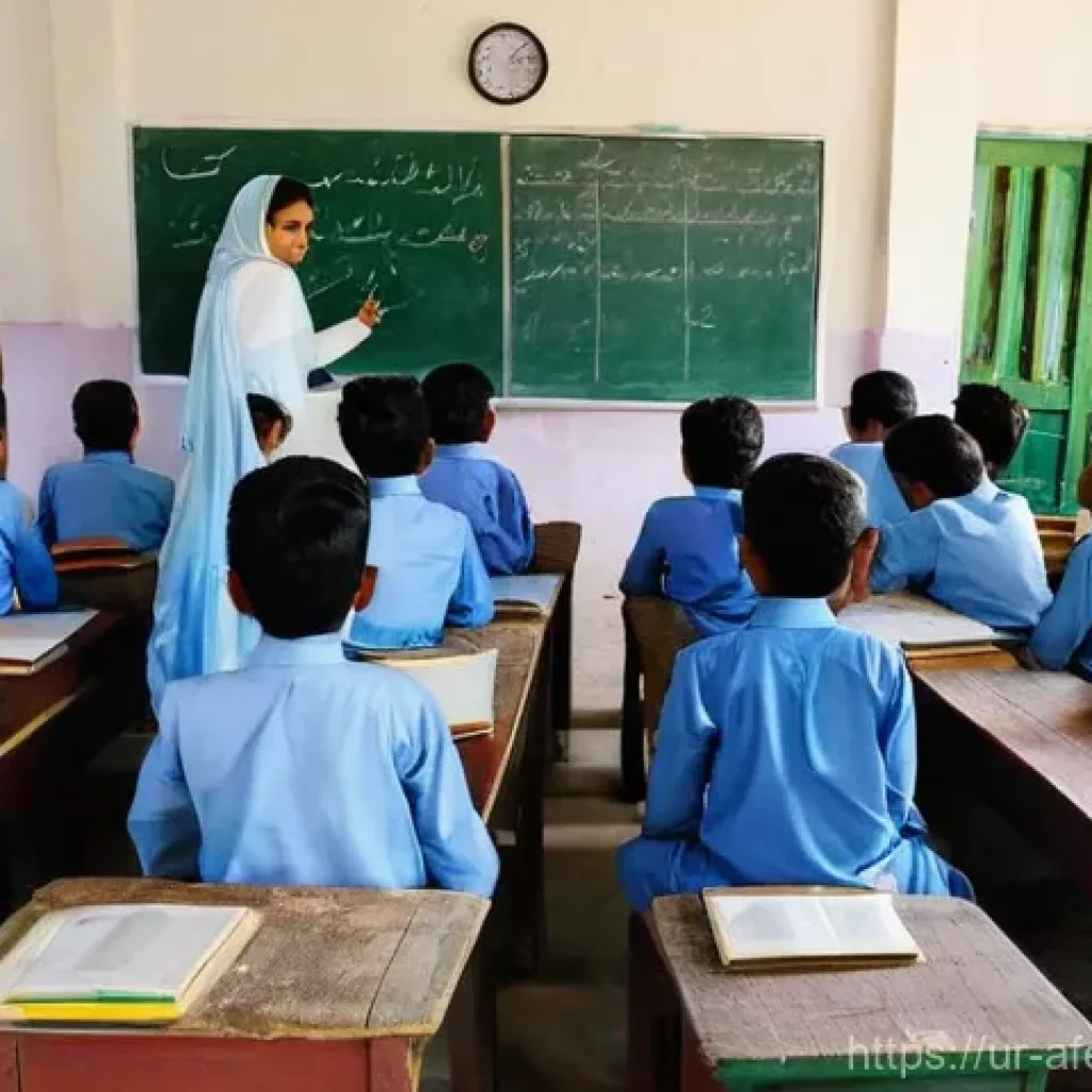 공동체 내 교육 자원의 배분 - **Prompt:** A split image contrasting two classroom environments. On the left side, depict a brightl...