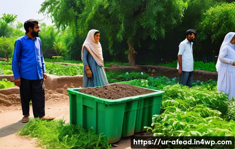 미래 공동체에서의 자원 재활용 관련 이미지 1